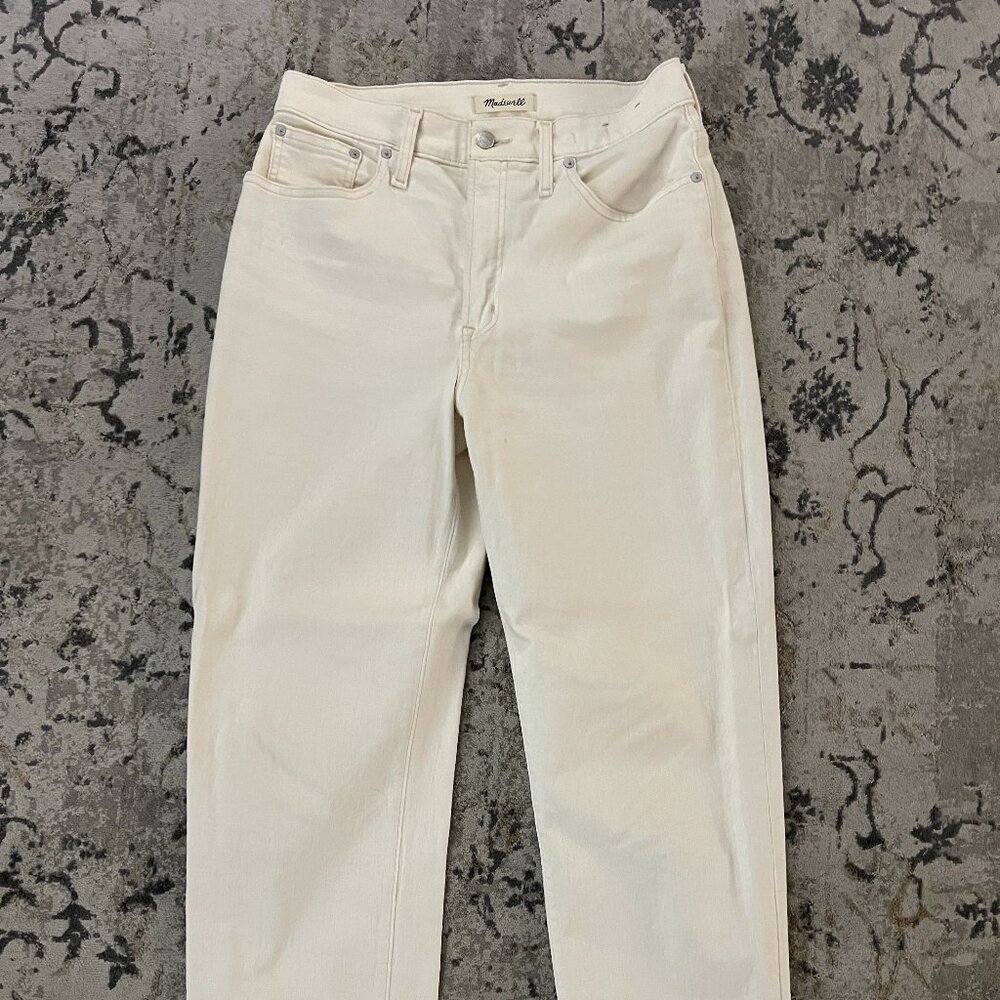 Madewell, off white denim, size 28